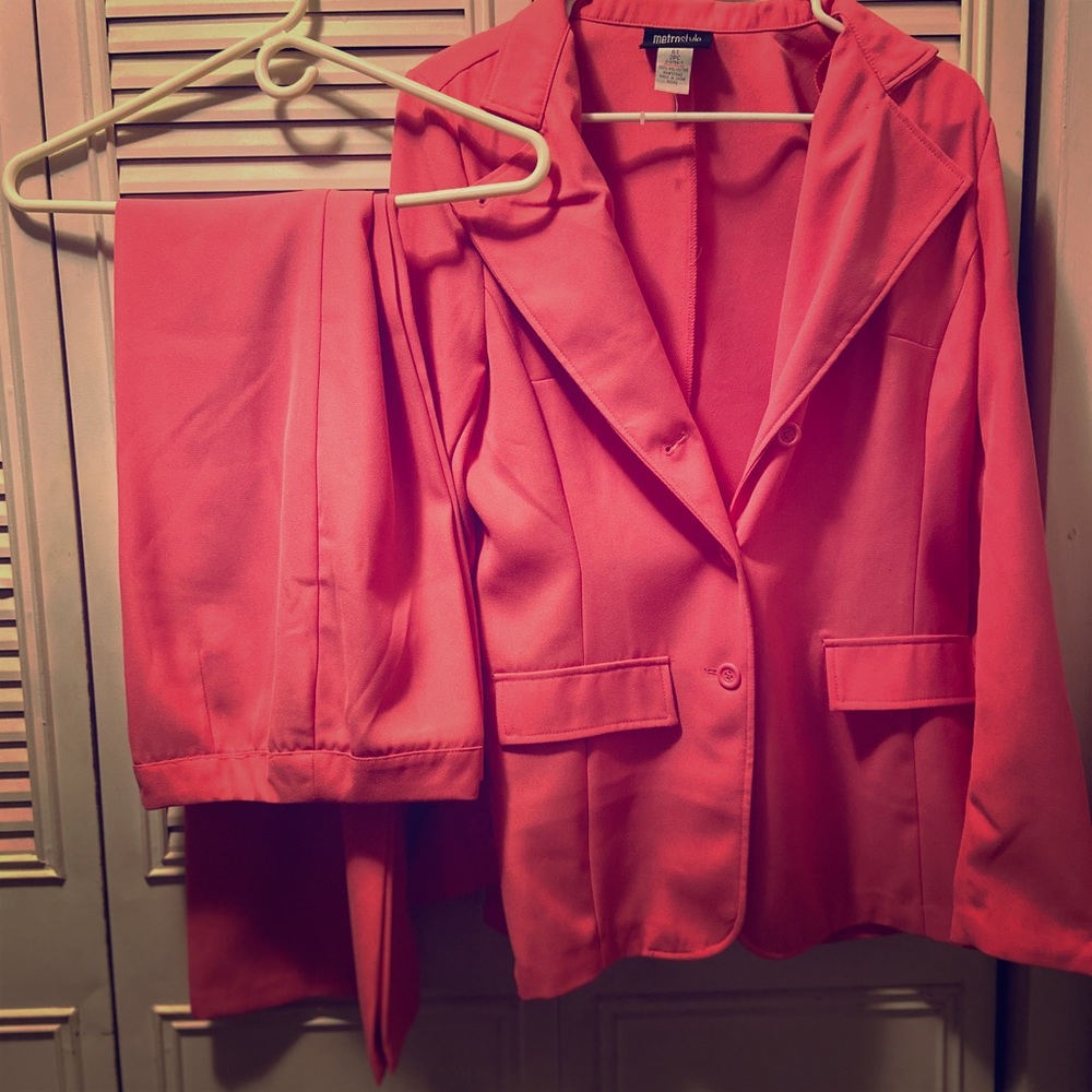Pink MetroStyle pantsuit